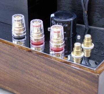EL34-6AN8 Push-pull Amplifier (Dynaco ST-70 Malion) -back zoom