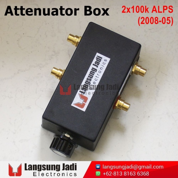 Attenuator Box (2008-05) 2xA100K ALPS -2u