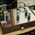 6SN7 Balanced Line PreAmp (1-Rudy, Makasar) -Front View