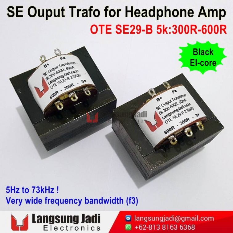 LJ OTE SE29-B 5k to 300R-600R SE OT for Headphone Amp -5u