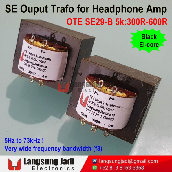 LJ OTE SE29-B 5k to 300R-600R SE OT for Headphone Amp -6u.jpg