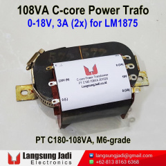 PT C180-108VA 2x18V 3A for LM1875 -4