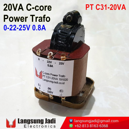 PT C31-20VA C-Core Power Trafo 20201019 -2